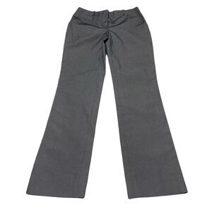 Mark Jacobs Women’s Straight Leg Dress Pants Gray Charcoal Cotton Silk Size 4